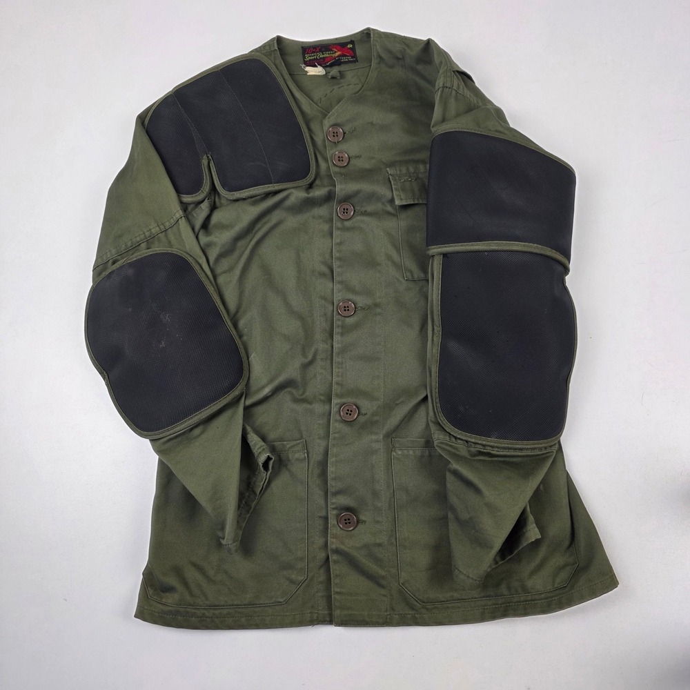 VTG 10-X America's Finest Sport Clothing Shooting Jacket Men's 40 Green Padded